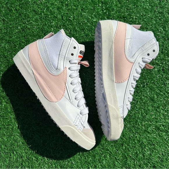 Nike Blazer Mid ‘77 Jumbo White / Atmosphere - Pink Oxford - Picture 9 of 13
